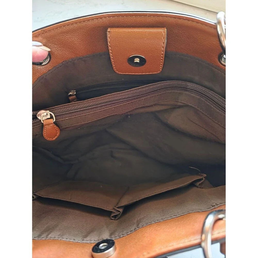 Chaps brown faux